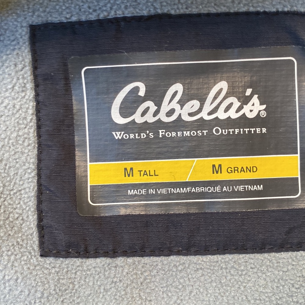 Cabela’s Outdoor Recreation Gore-Tex Fleece Lined Men’s Jacket, Medium Tall - Picture 9 of 13